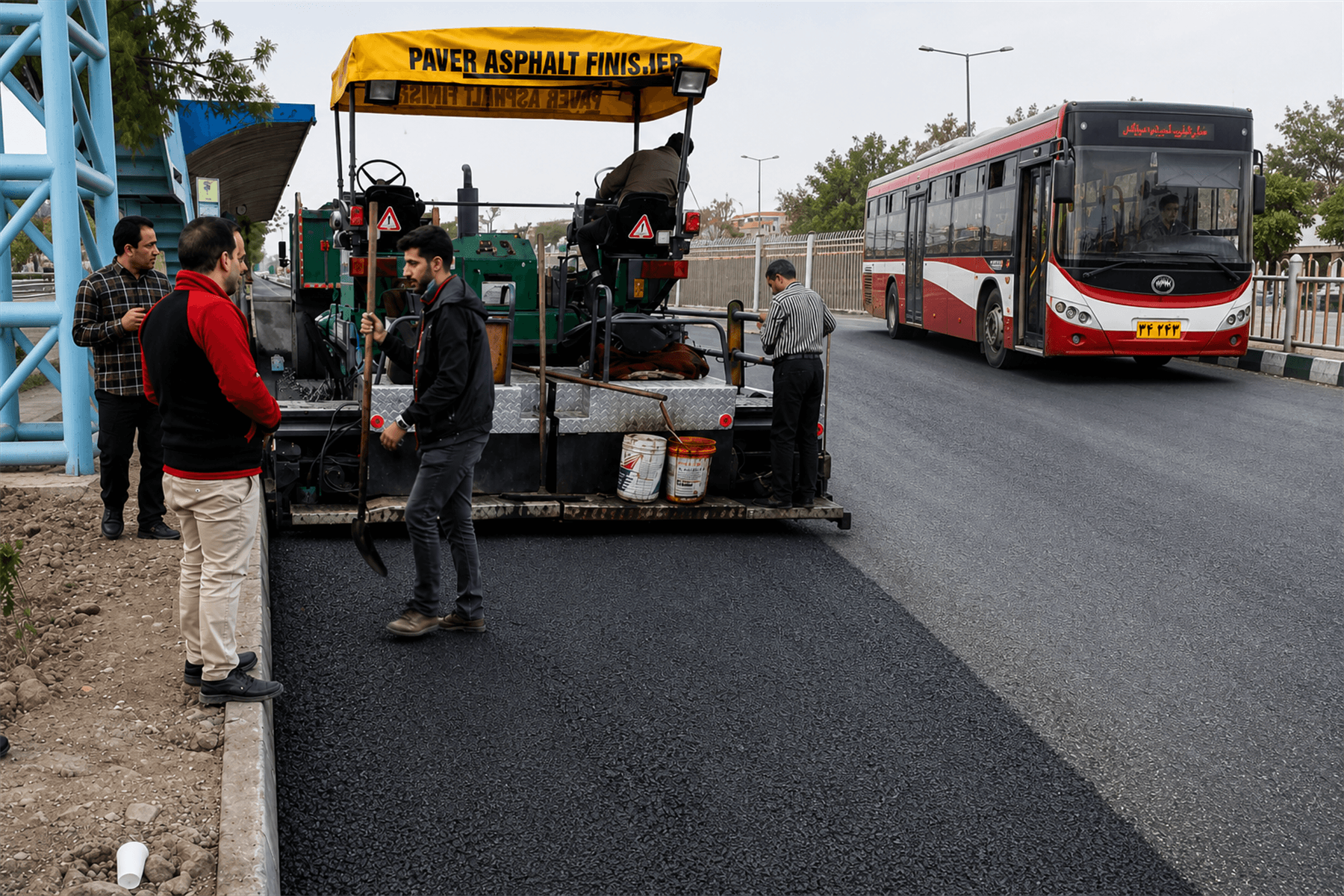 RCCP Concrete with a Special Mix Design — RCCP Pavement Construction