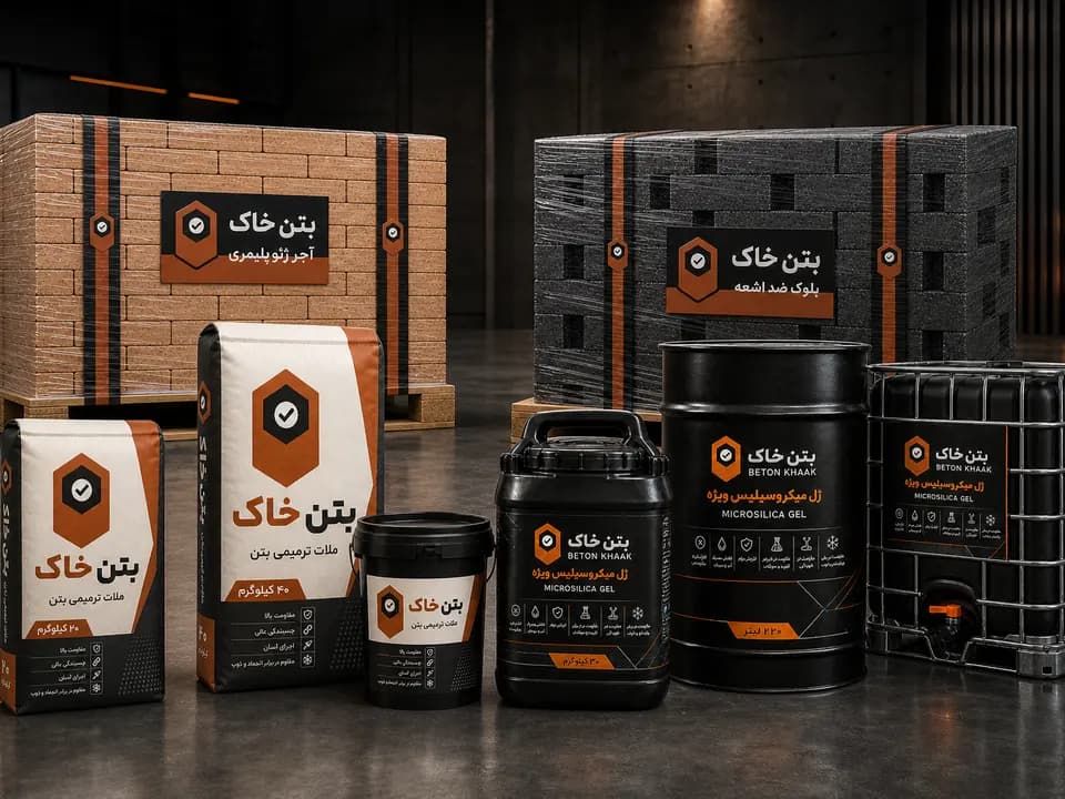 محصولات بتن خاک
