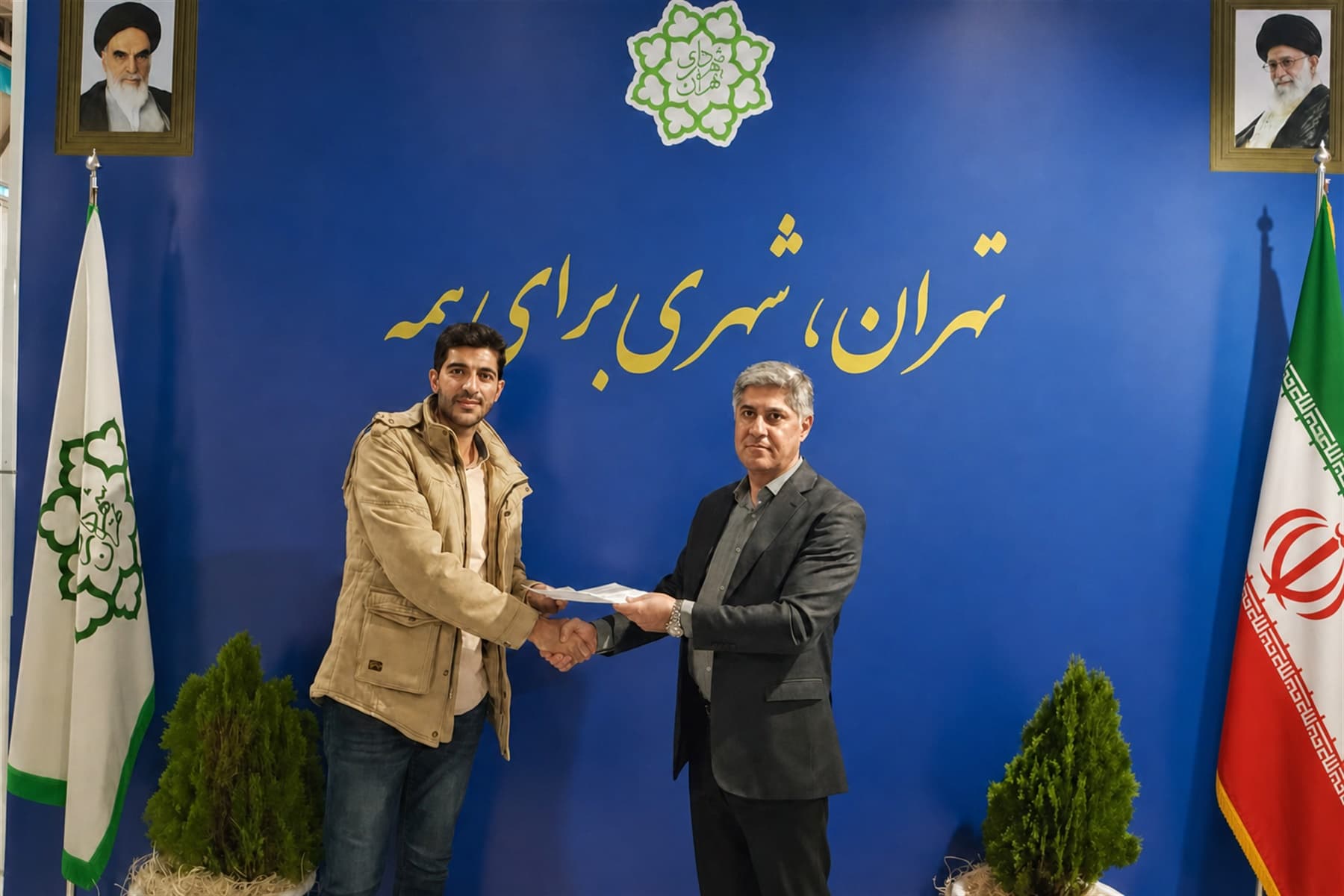 RCCP Concrete with a Special Mix Design — Engineer Mousavi, inventor of the new RCCP concrete.